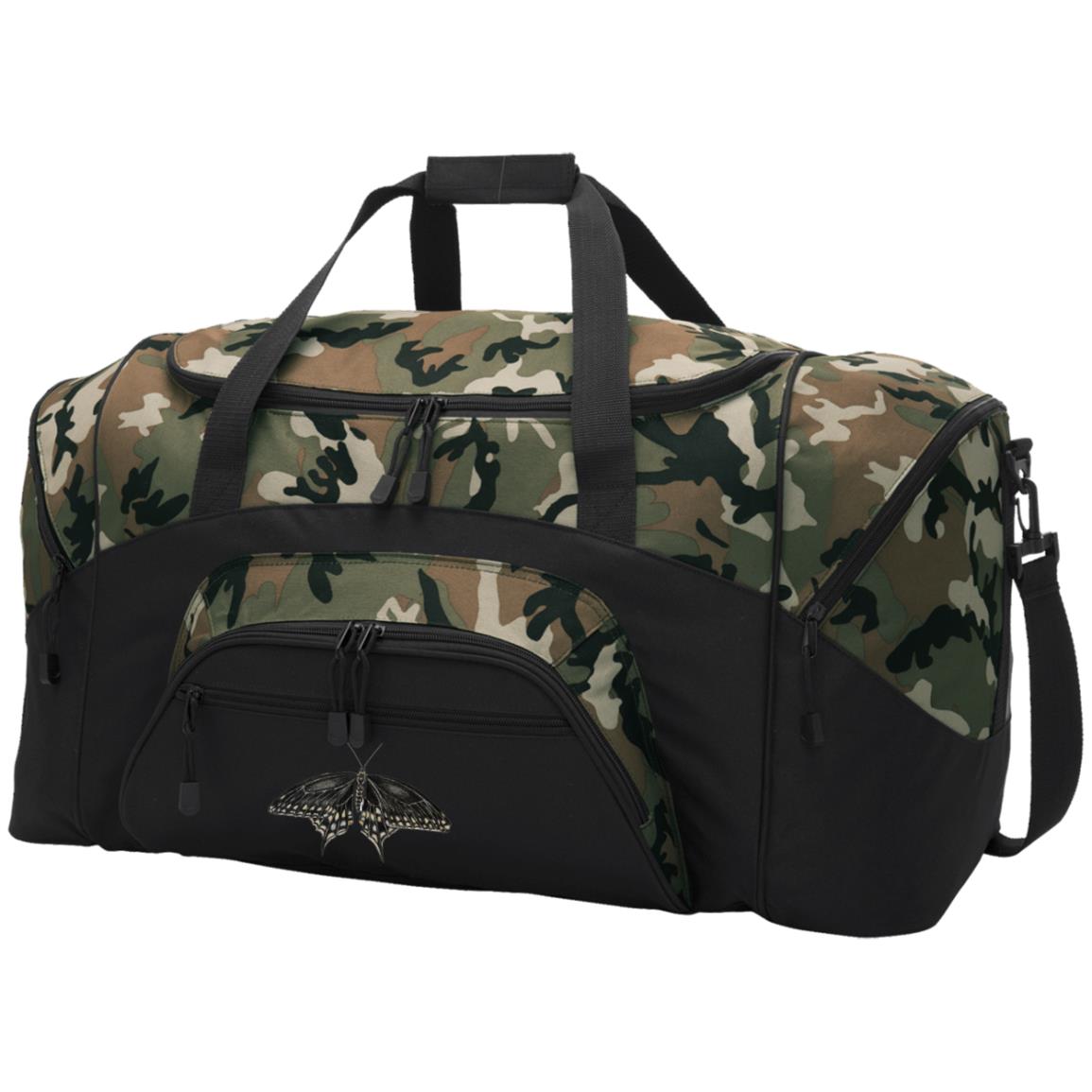 Duffel Bag (Large) Black Swallowtail 1