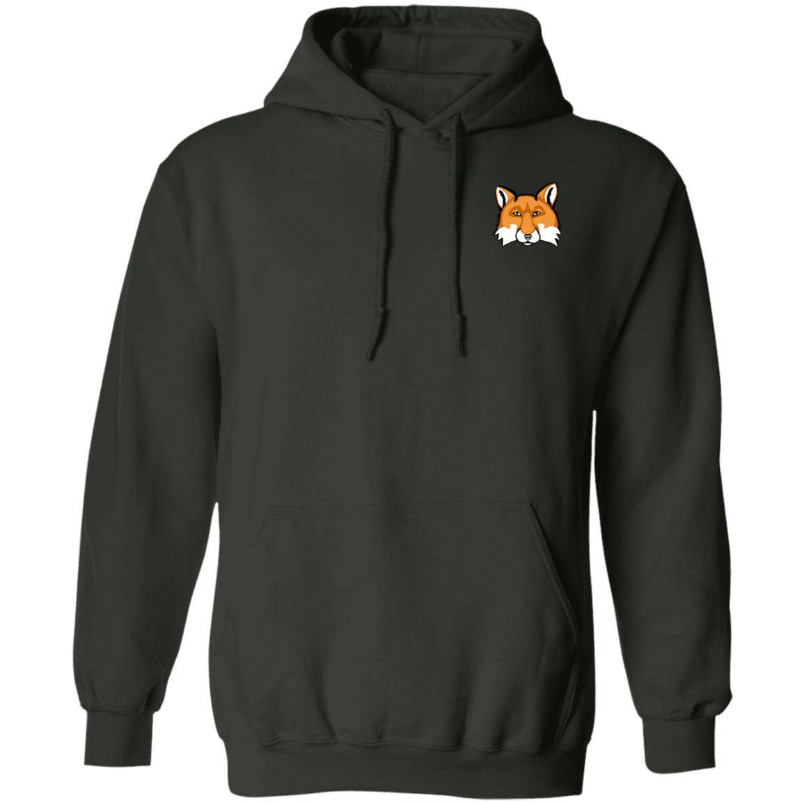 Men's Pullover Hoodie (Multiple Sizes/ Colours) Red Fox 1