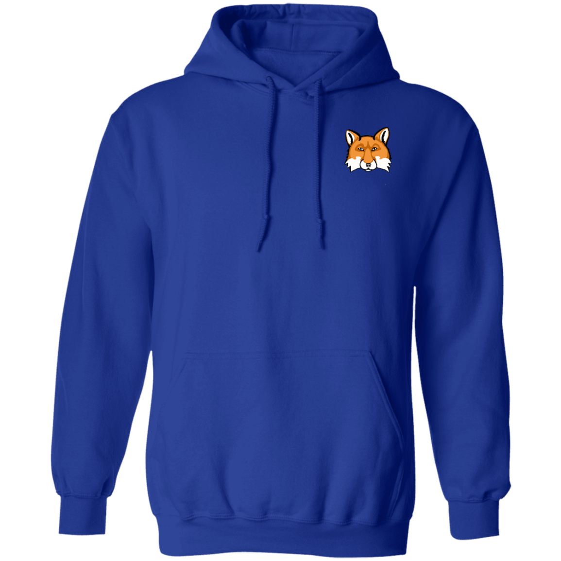 Men's Pullover Hoodie (Multiple Sizes/ Colours) Red Fox 1