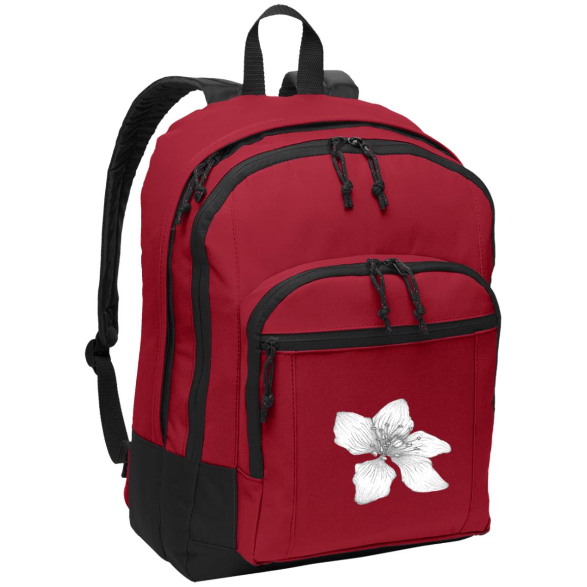 Red poly canvas pack pack apple blossom