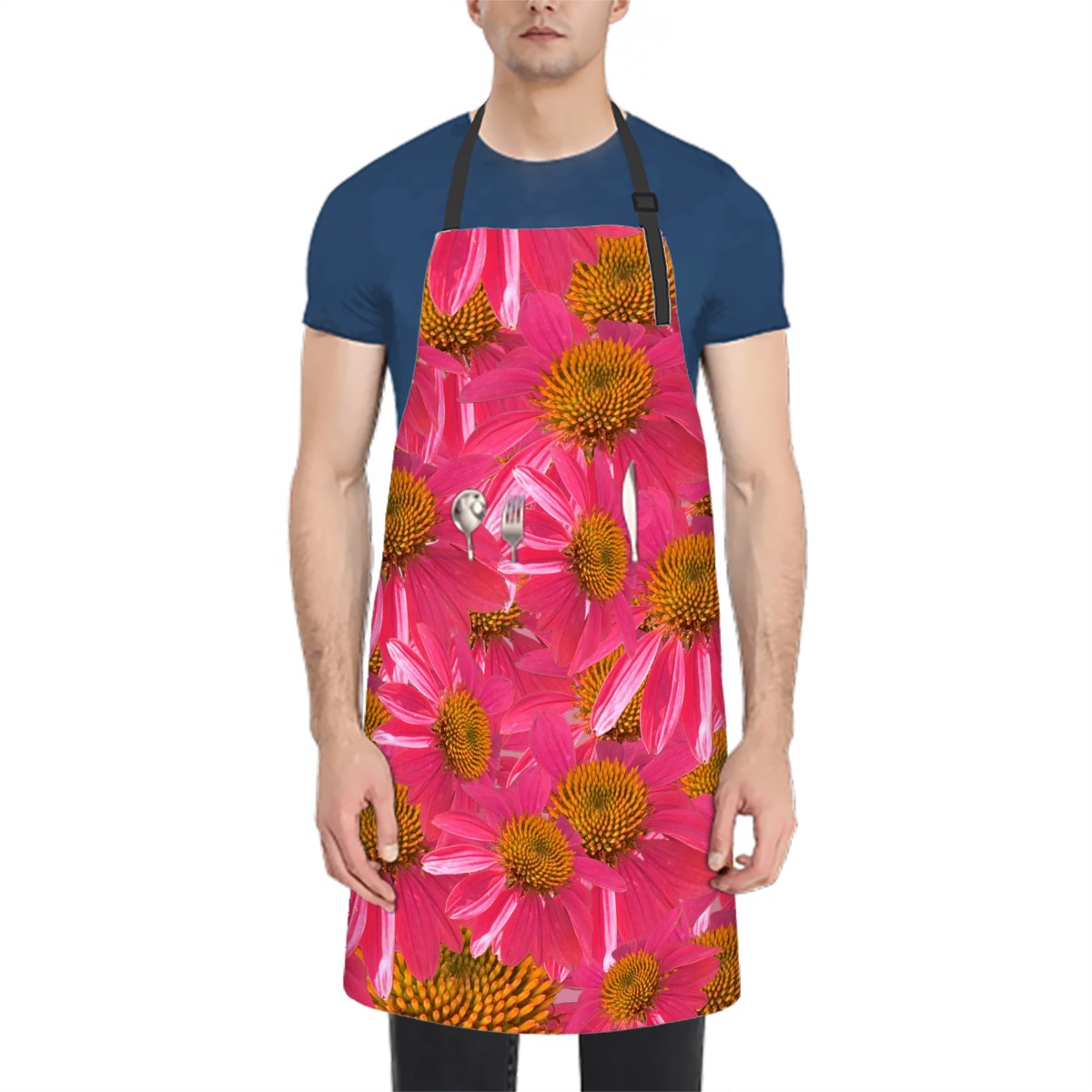 Apron (with pockets) Echinacea 1