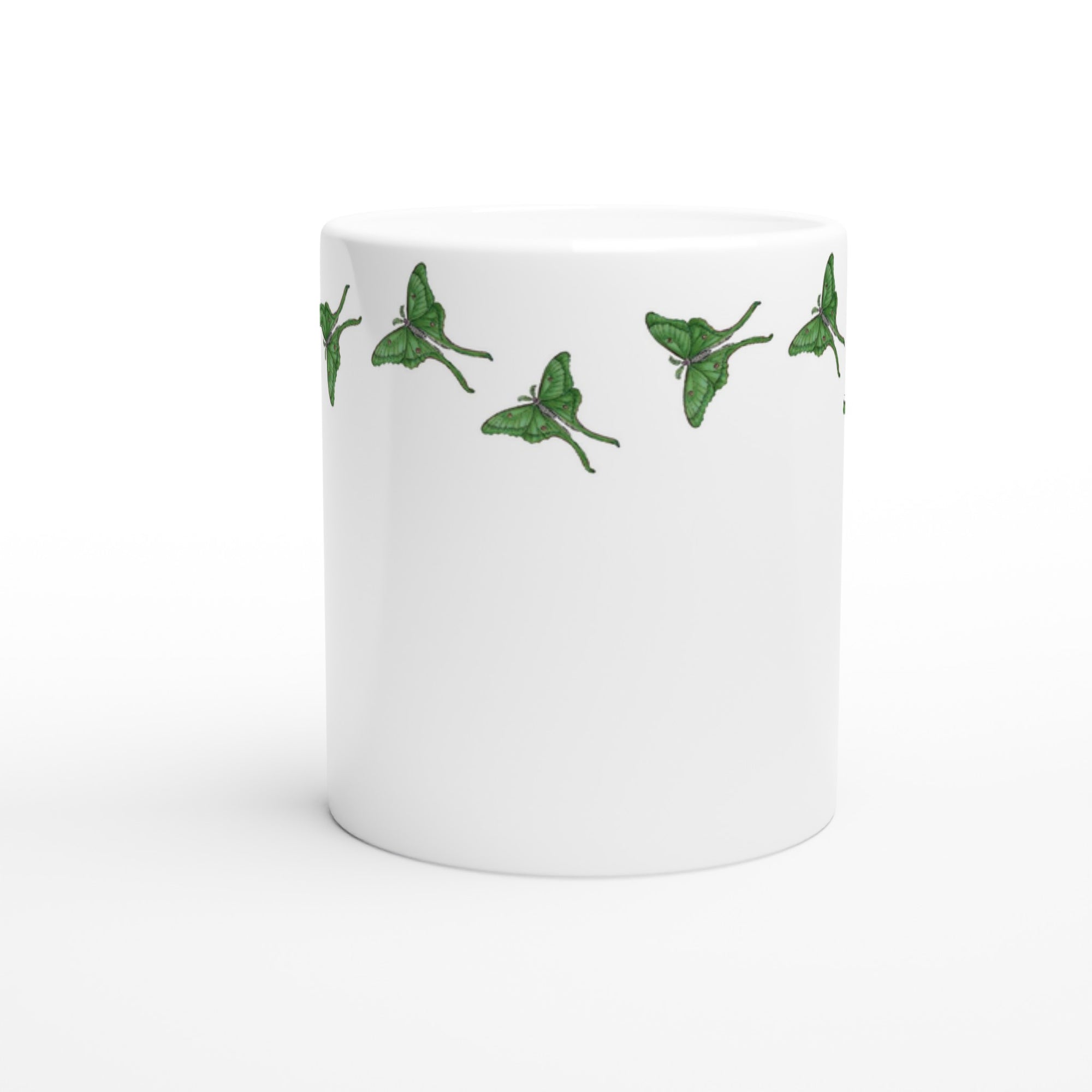 Ceramic mug (11oz) Luna moth 1