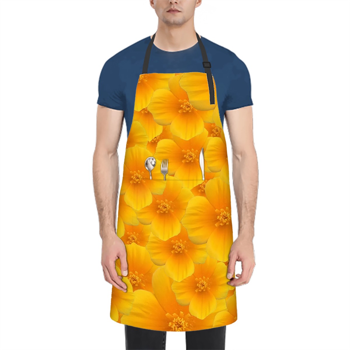 Apron (with pockets) field poppy 1