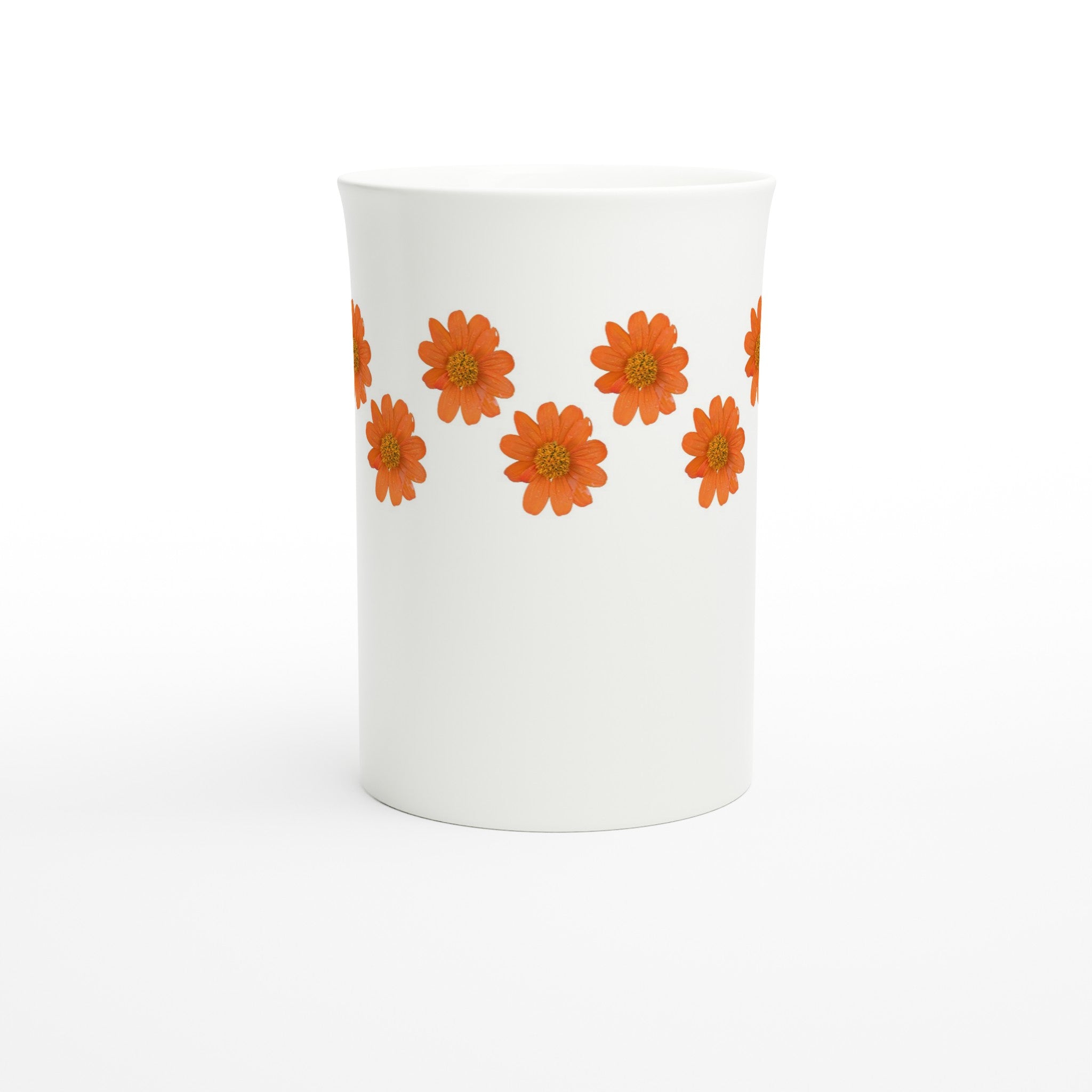 Porcelain Slim Mug (10oz) Tithonia 1