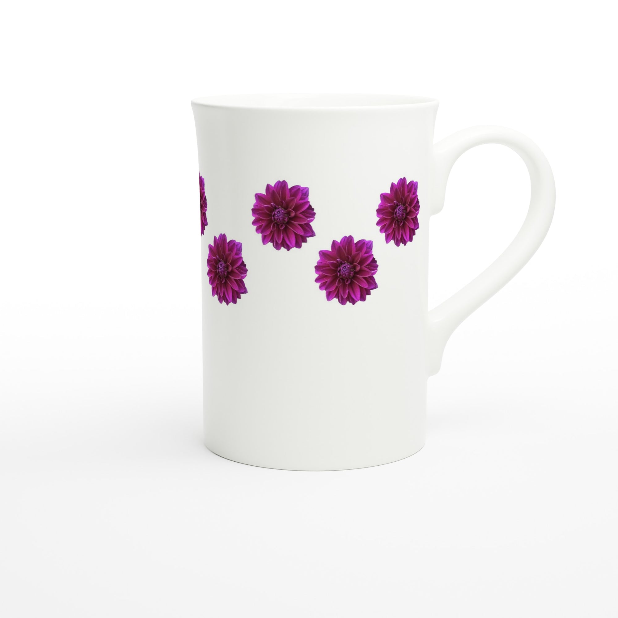 Porcelain Slim Mug (10oz) Dahlia 2