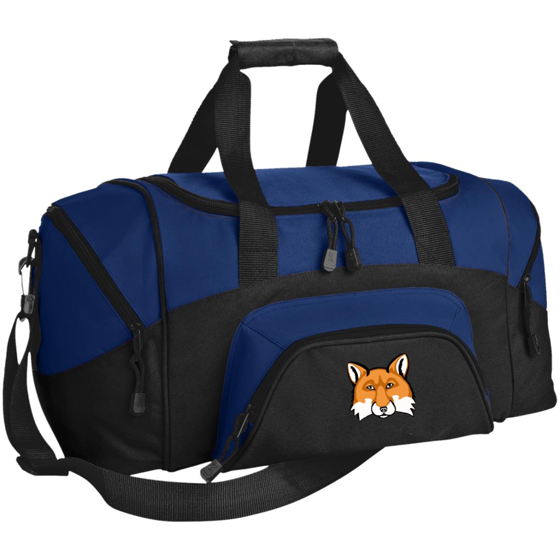 Small blue and black duffel bag rd fox