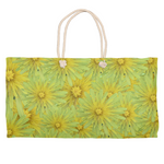 Weekender tote (cotton rope handle) yellow goats beard 1