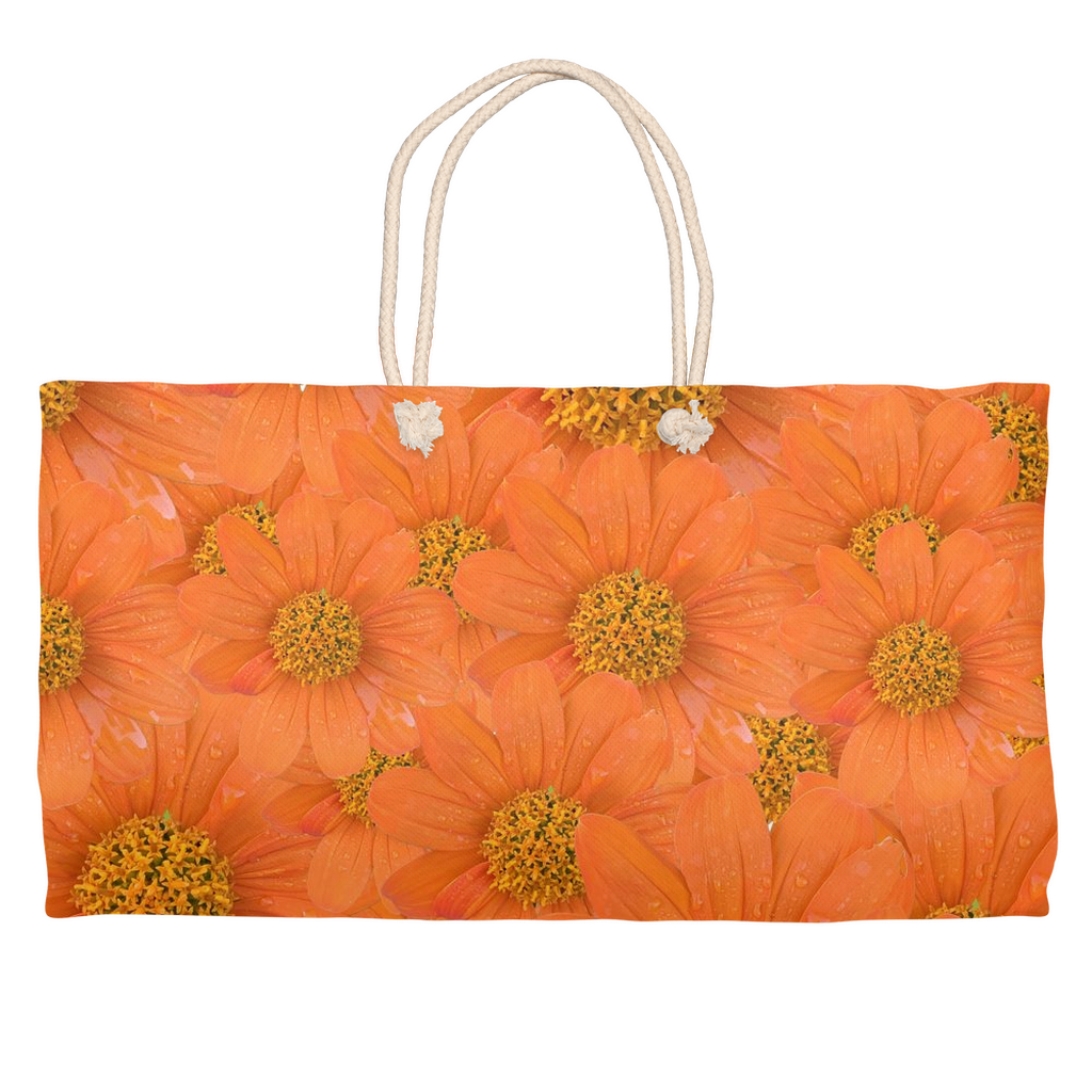 Weekender tote (cotton rope handle) tithonia 1