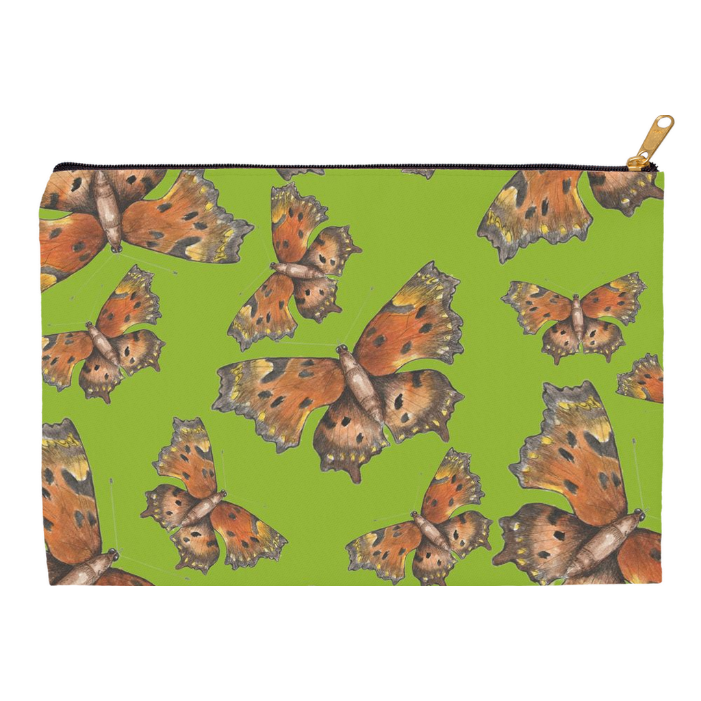 Accessory Pouch (multiple sizes) Green Coma butterfly 1