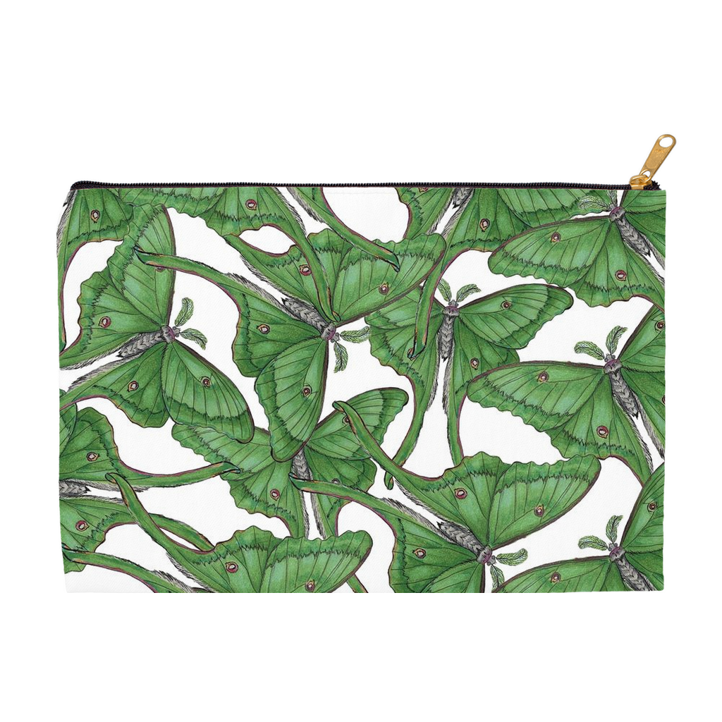 Flat pouch luna moth pattern 