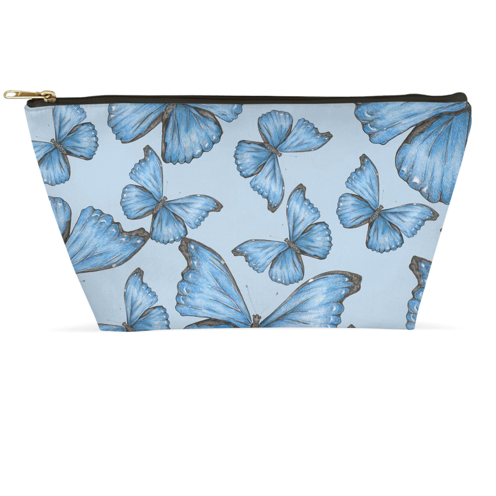 Accessory Pouch (multiple sizes) Cramer’s Blue Morpho Butterfly 1