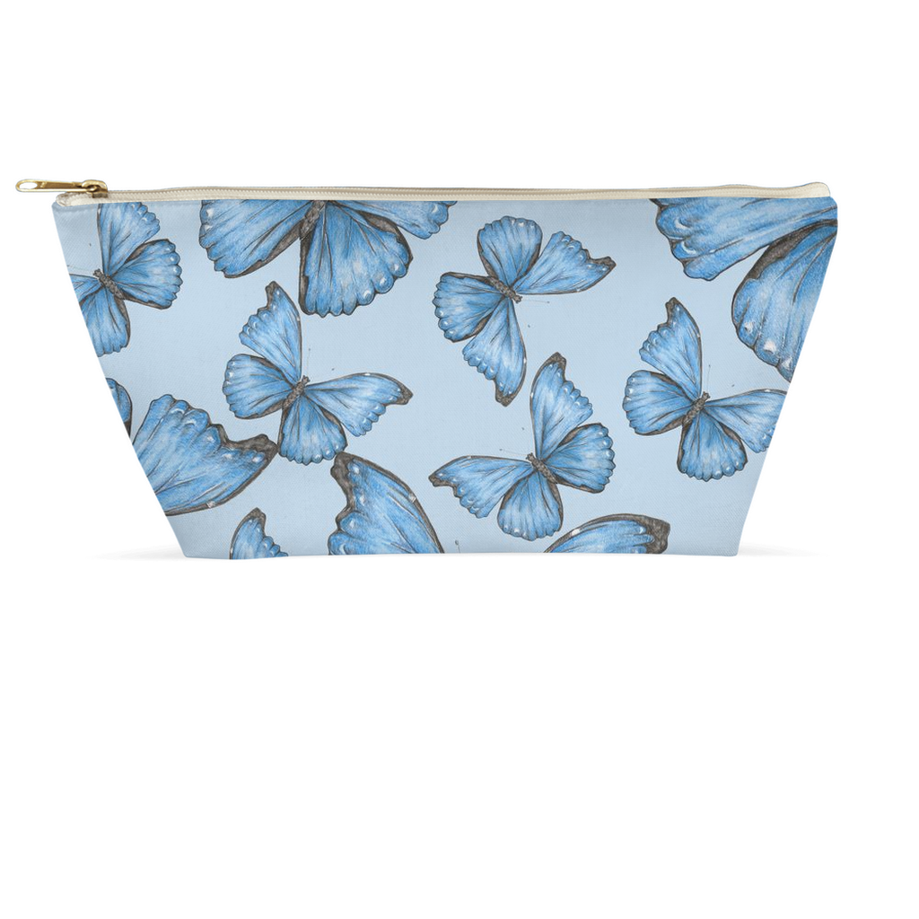 Accessory Pouch (multiple sizes) Cramer’s Blue Morpho Butterfly 1