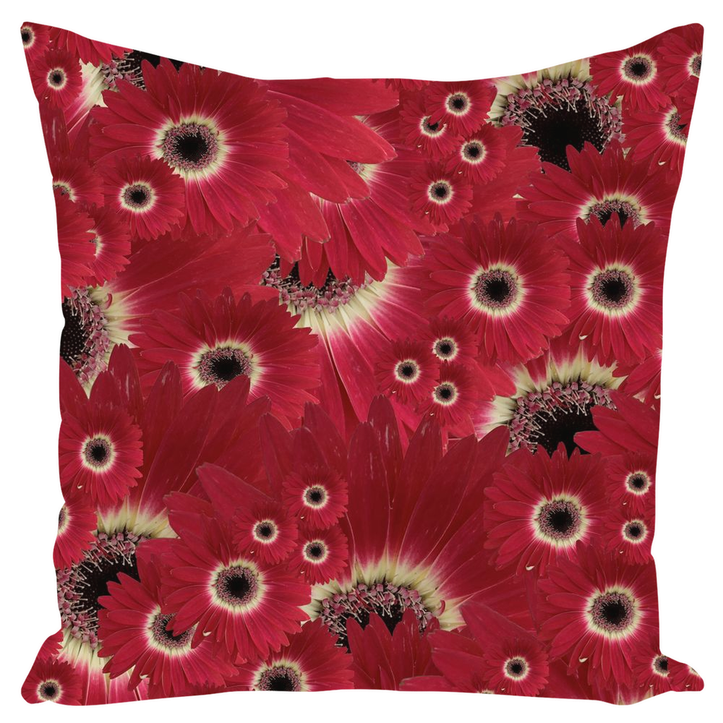 Throw Pillow (Multiple Sizes/Colours) Gerbera Daisy 1