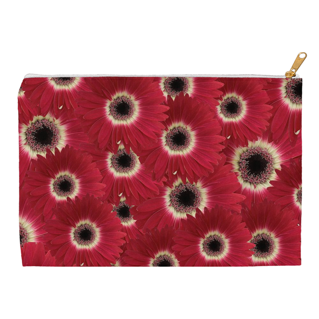 Accessory Pouch (multiple sizes) Gerbera daisy 1