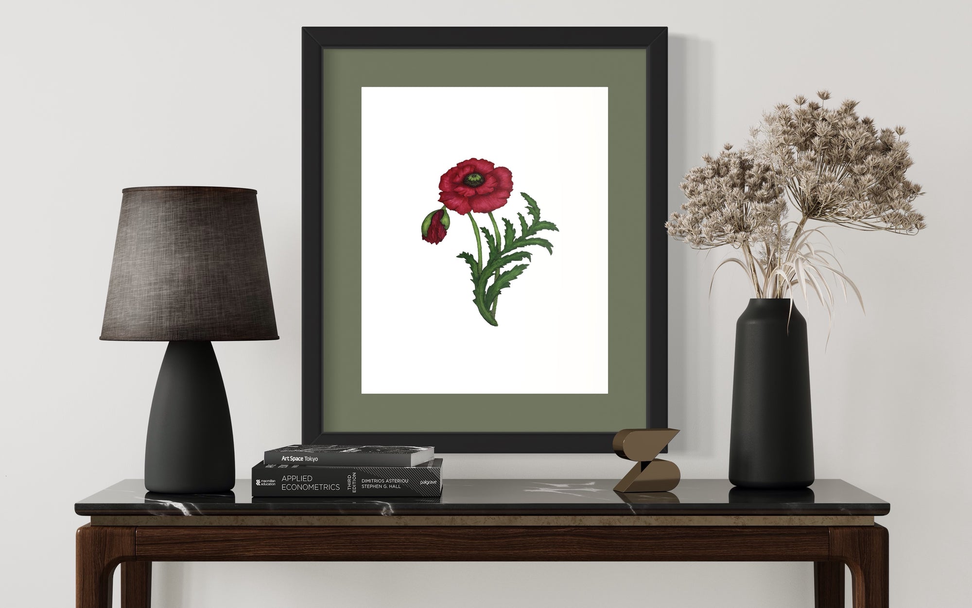 Fine art print 16x20 red poppy 1