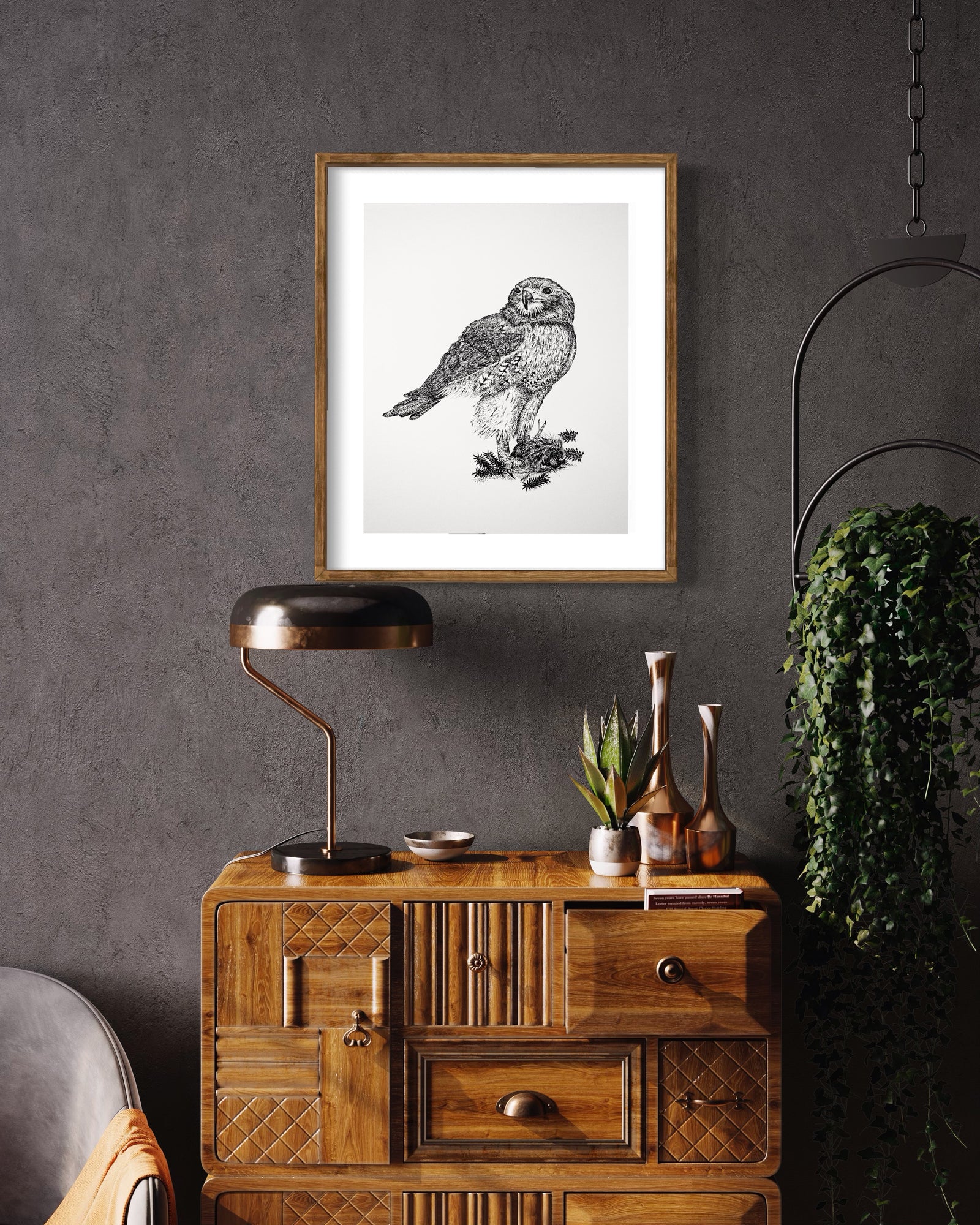 Fine art print 16x20 Red tailed hawk 1