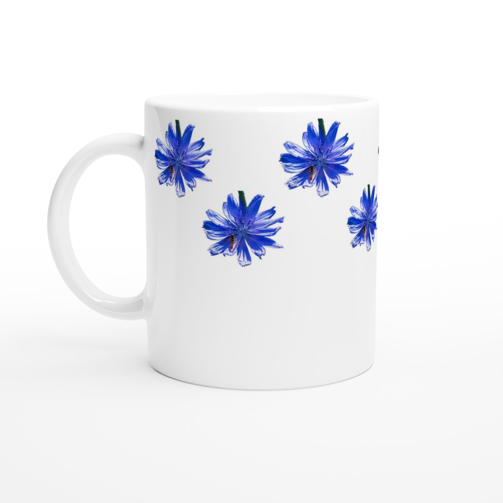 Ceramic Mug (11oz) Blue Chicory 1