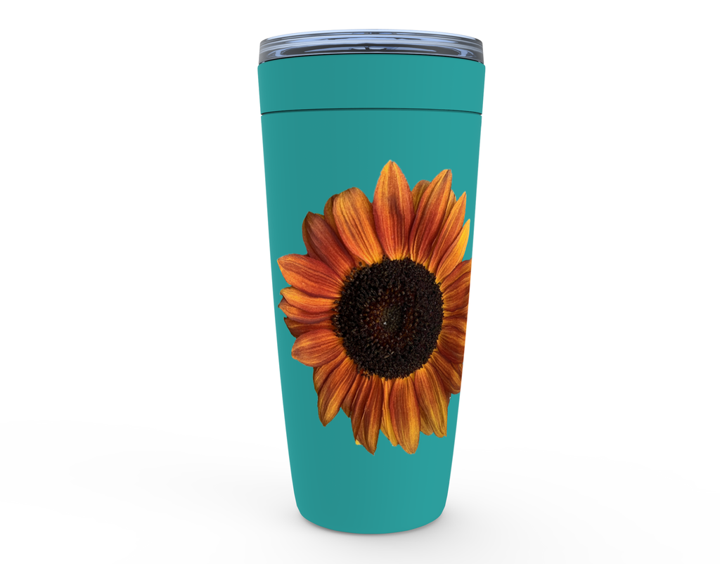 Viking Tumblers (20oz assorted colours) Red Sunflower 2