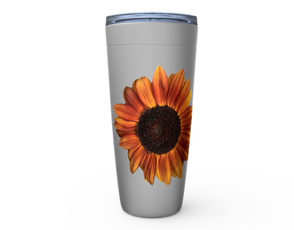 Viking Tumblers (20oz assorted colours) Red Sunflower 2