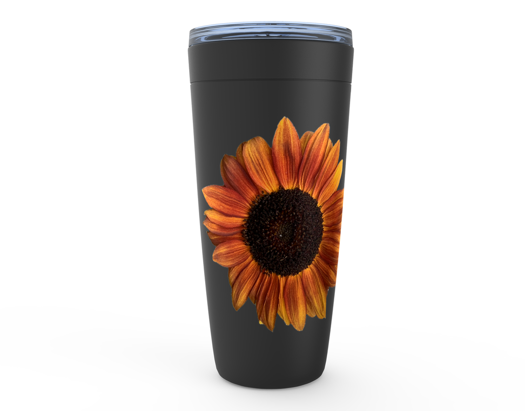 Viking Tumblers (20oz assorted colours) Red Sunflower 2