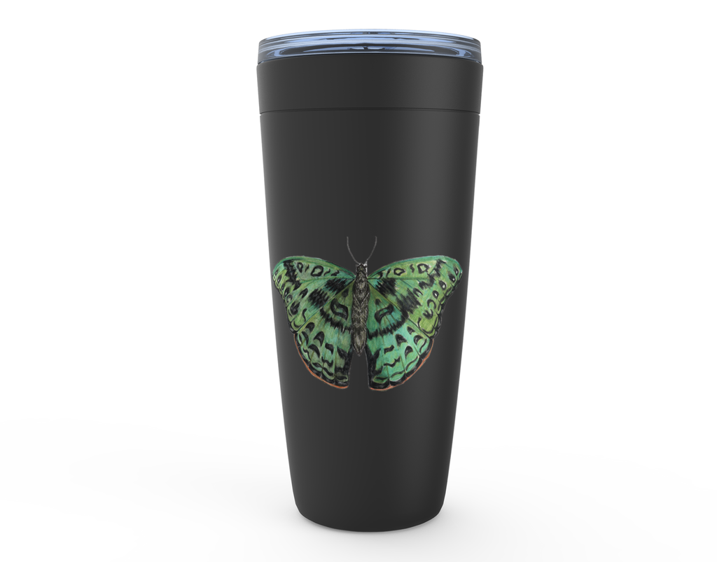 Viking Tumblers (20oz assorted colours) Green African Butterfly  1