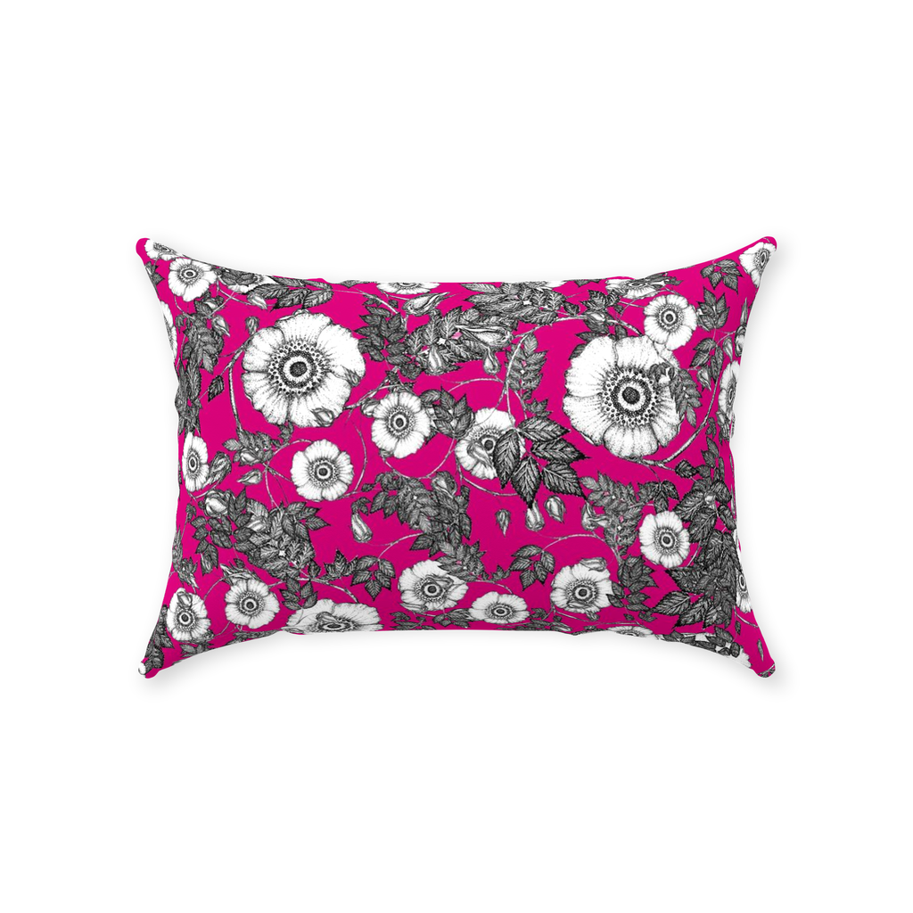 Throw Pillow (Multiple Sizes) Wild Rose 1