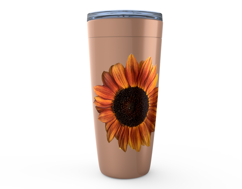 Viking Tumblers (20oz assorted colours) Red Sunflower 2