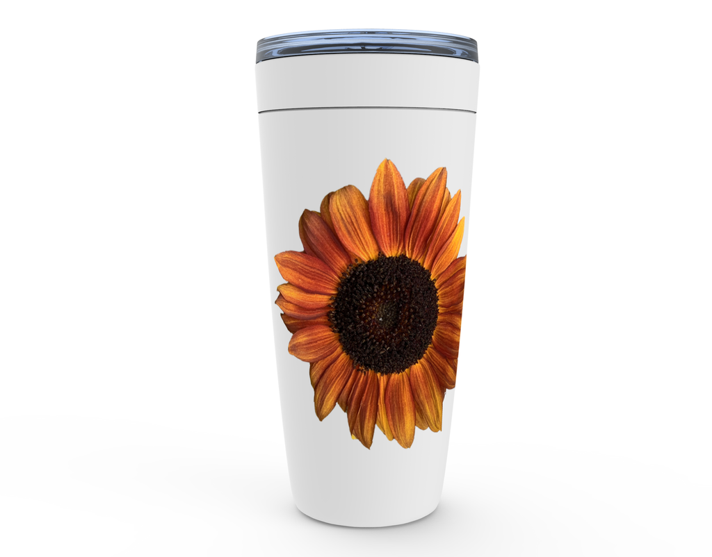 Viking Tumblers (20oz assorted colours) Red Sunflower 2