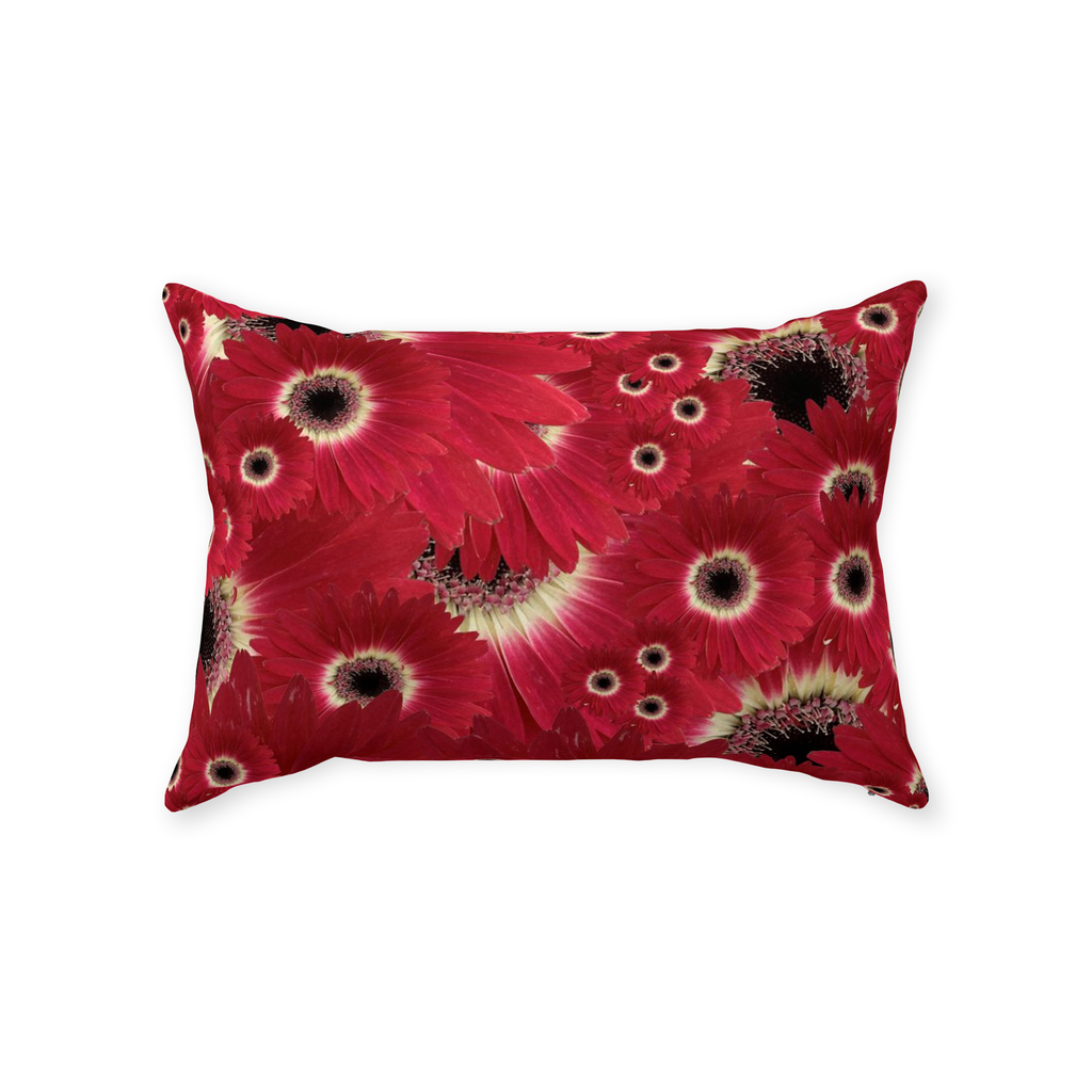 Throw Pillow (Multiple Sizes/Colours) Gerbera Daisy 1