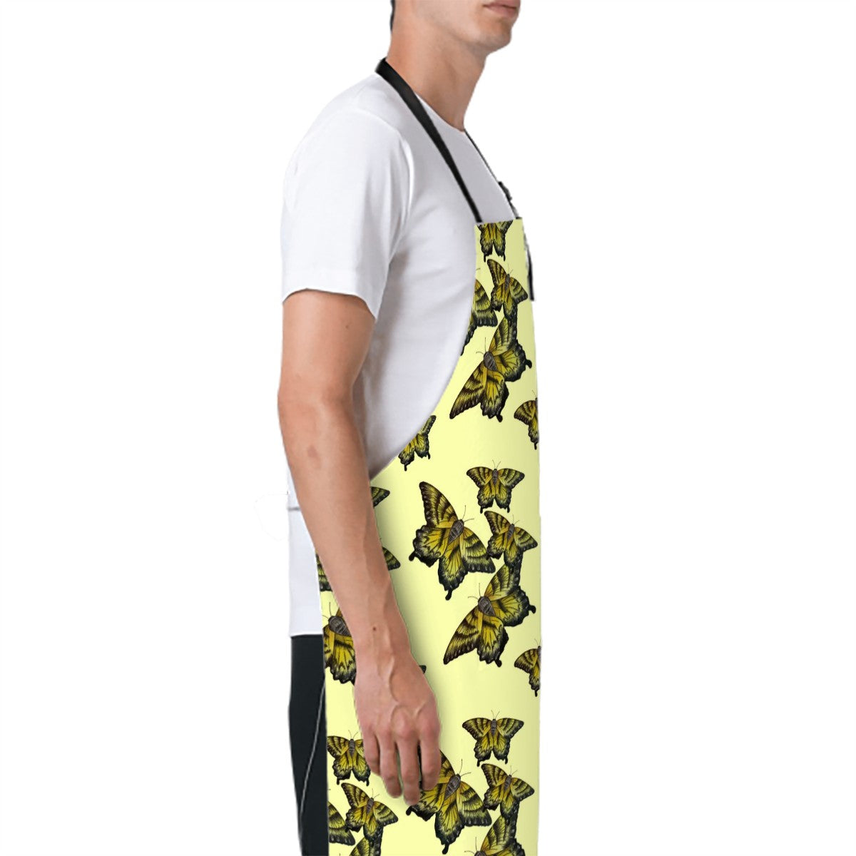 Apron (with pockets) Tiger swallowtail pattern