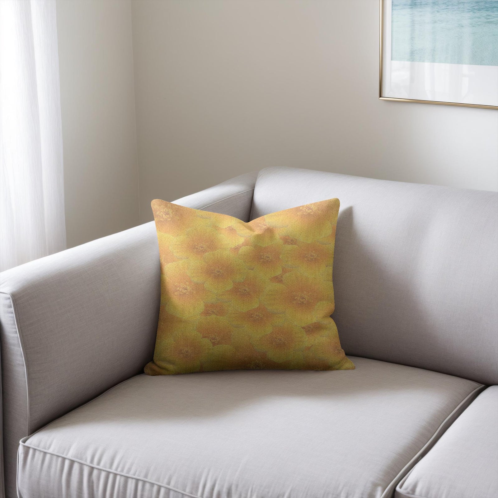 Woven Pillow (Cotton/Poly, 17x18) Field Poppy 1