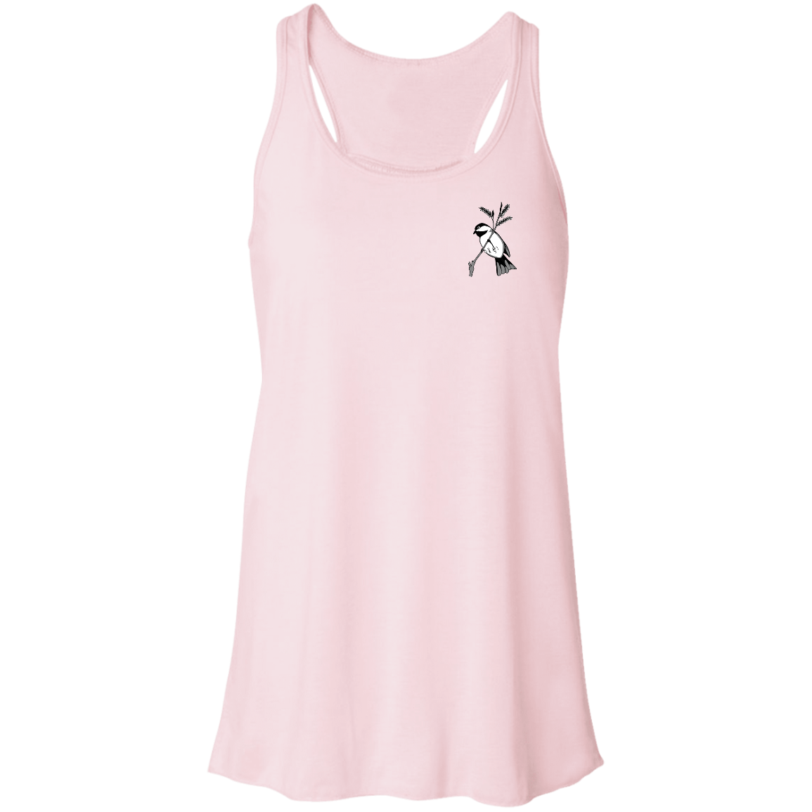 Chickadee Flowy Racerback Tank