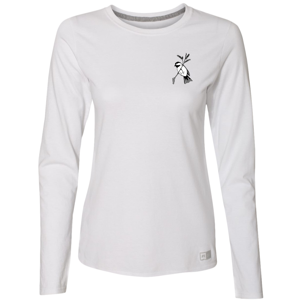 Ladies’ Dri-Power Long Sleeve Tee (Multiple Sizes/Colours) Chickadee 1