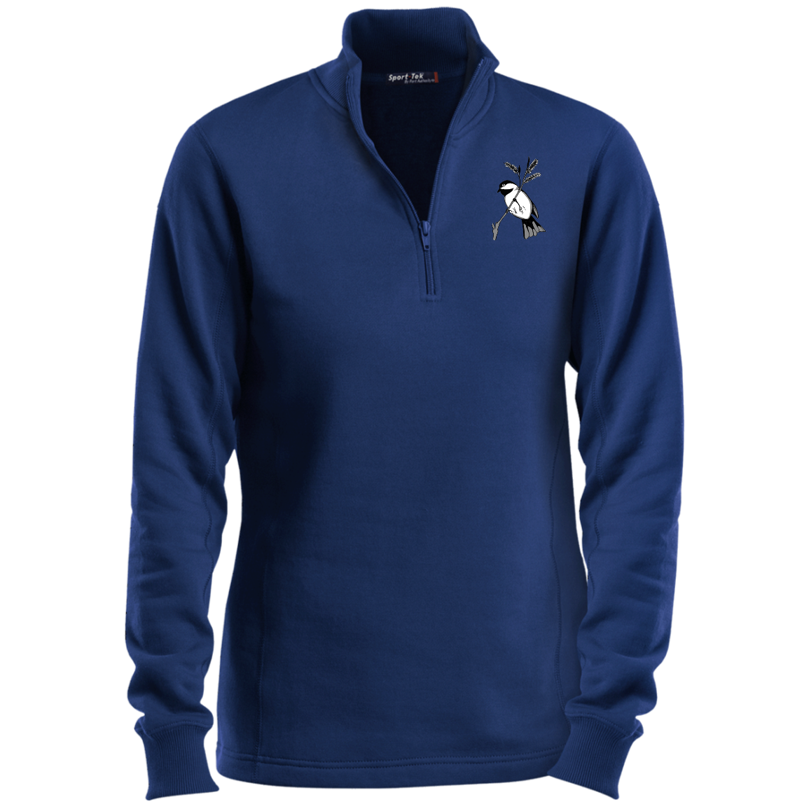 Chickadee Ladies 1/4 Zip Sweatshirt