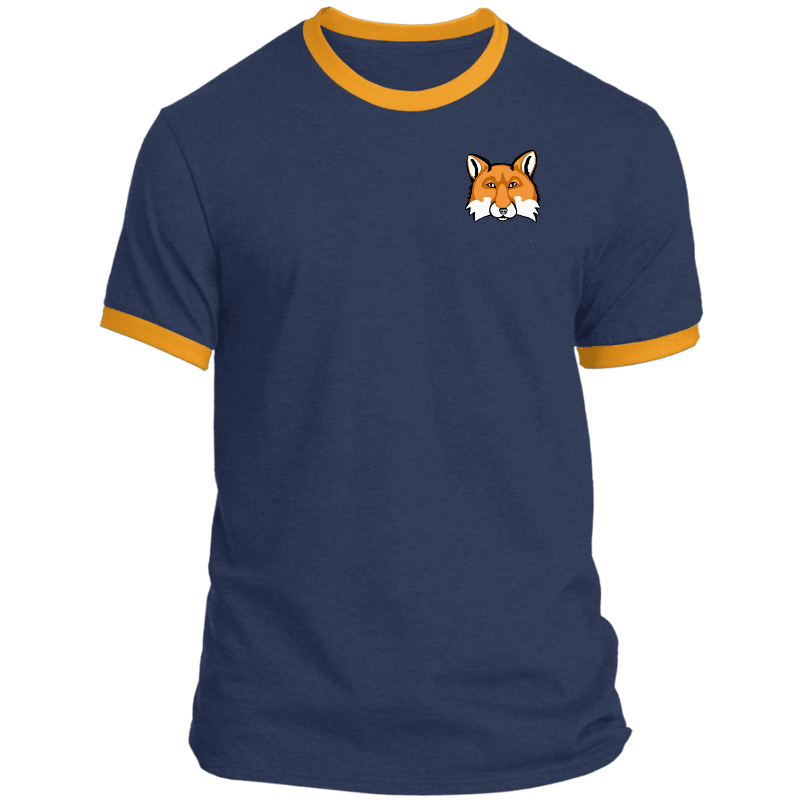 Men’s Ringer Tee (Multiple Sizes/Colours)  Red Fox 1