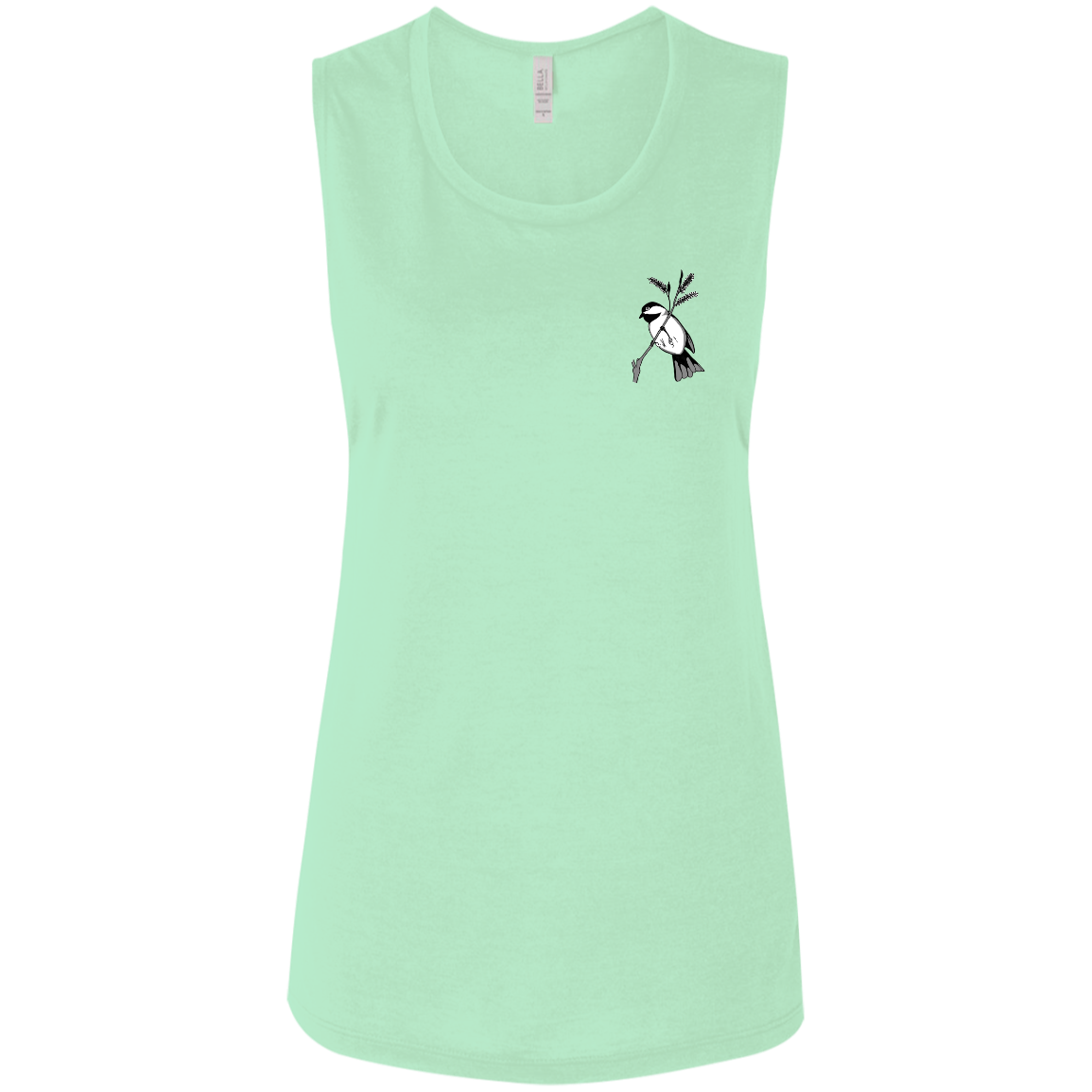 Chickadee Ladies' Flowy Muscle Tank