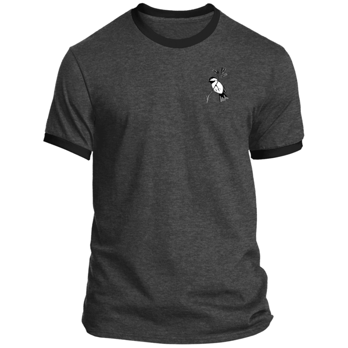 Men’s Ringer Tee (MultipleSizes/Colours) Chickadee 1