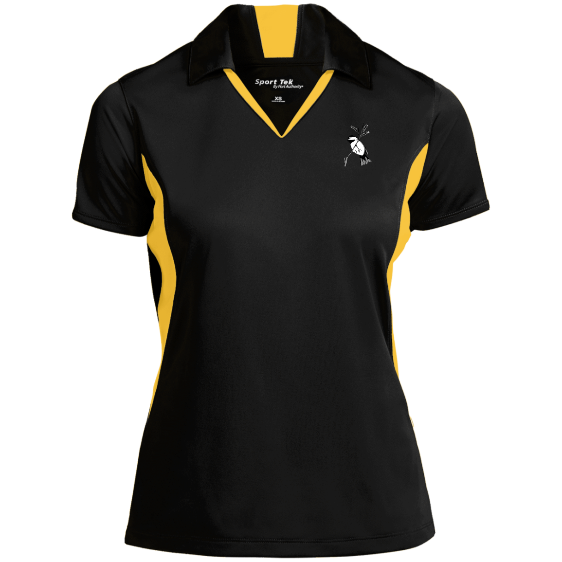 Ladies' Colorblock Polo Tee (Multiple Sizes/ Colours) Chickadee 1