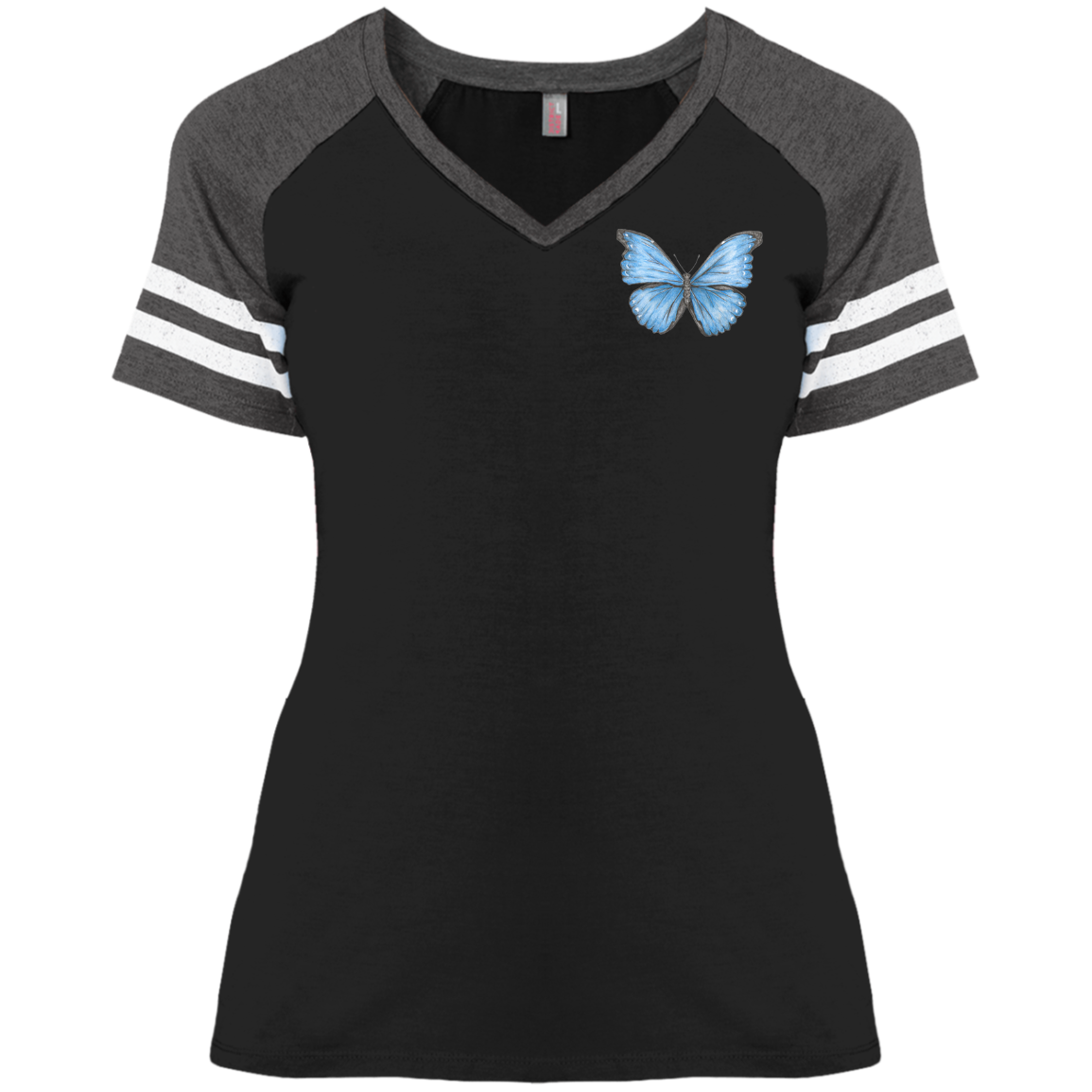 Ladies' Game V-neck T-Shirt (Multiple Sizes/Colours) Chickadee 1