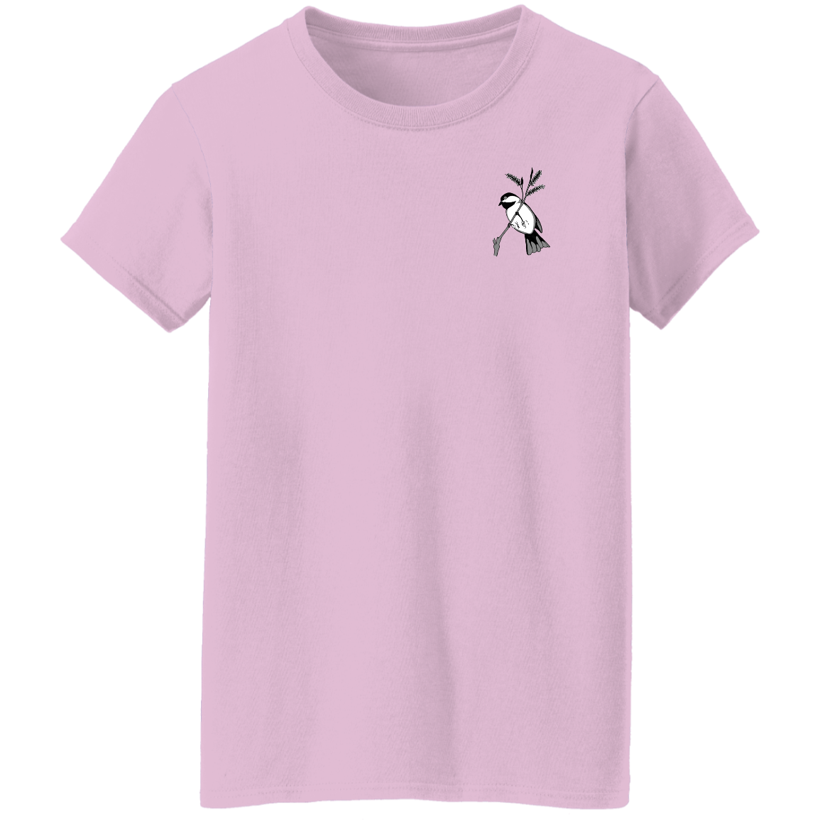 Ladies 5.3 oz. Tee (Multiple sizes/colours) Chickadee 1