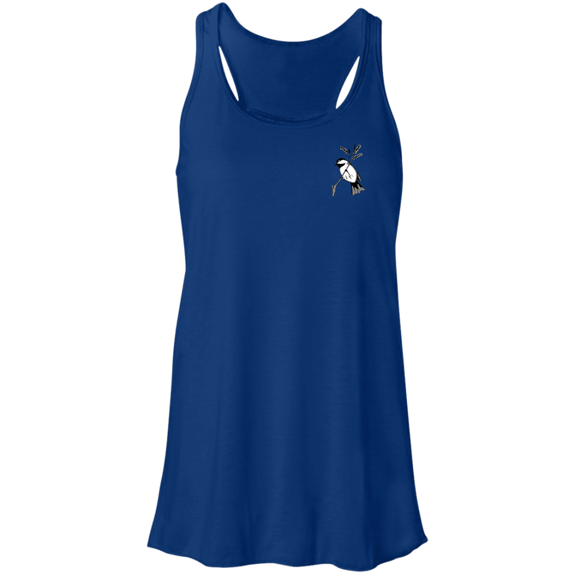 Chickadee Flowy Racerback Tank