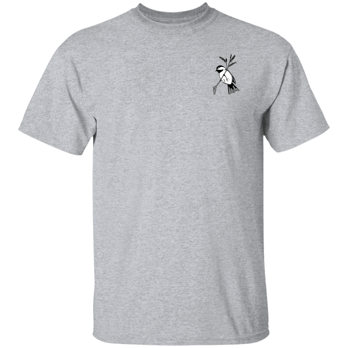 Unisex 5.3 oz. T-Shirt (Multiple Colours/ Sizes) Chickadee