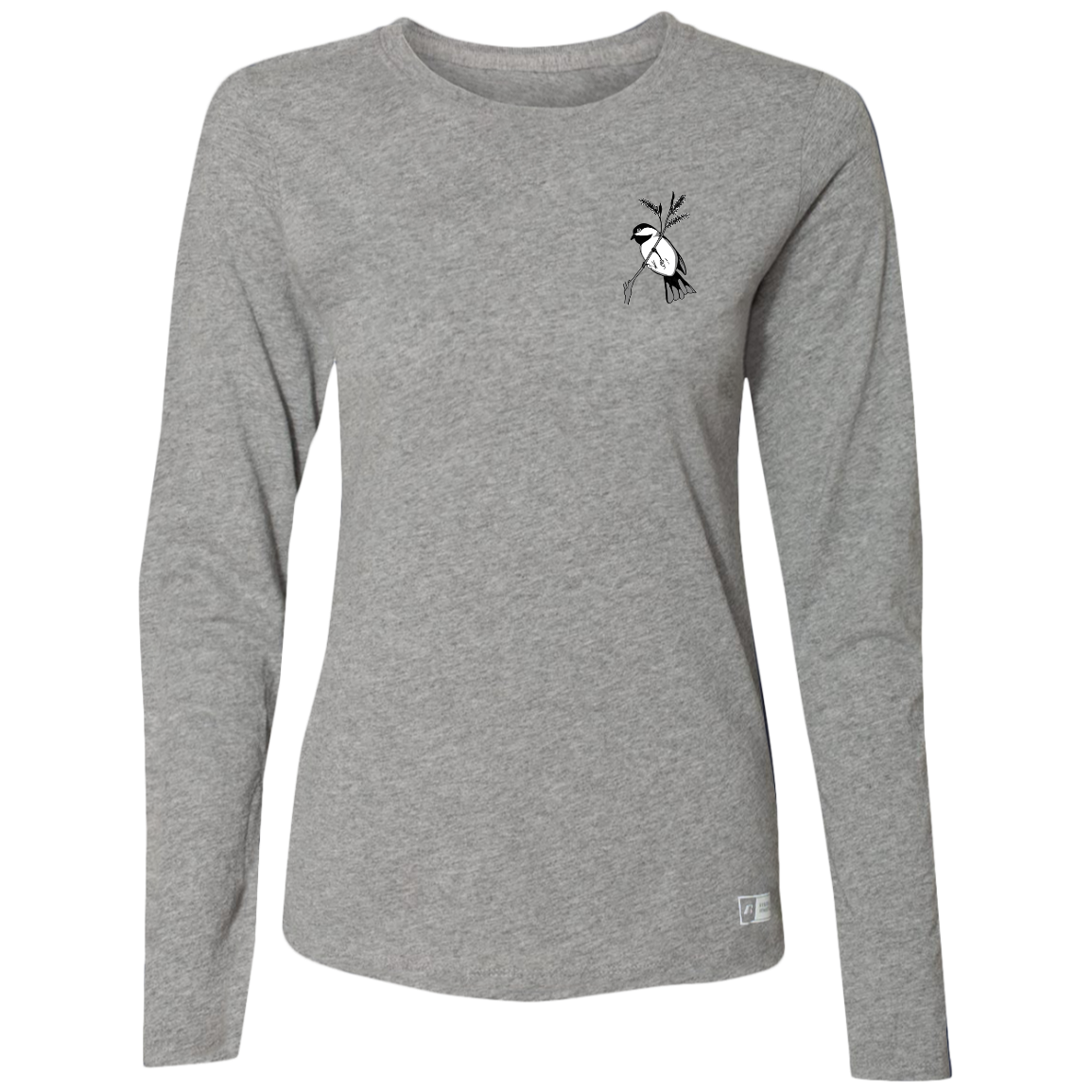 Ladies’ Dri-Power Long Sleeve Tee (Multiple Sizes/Colours) Chickadee 1