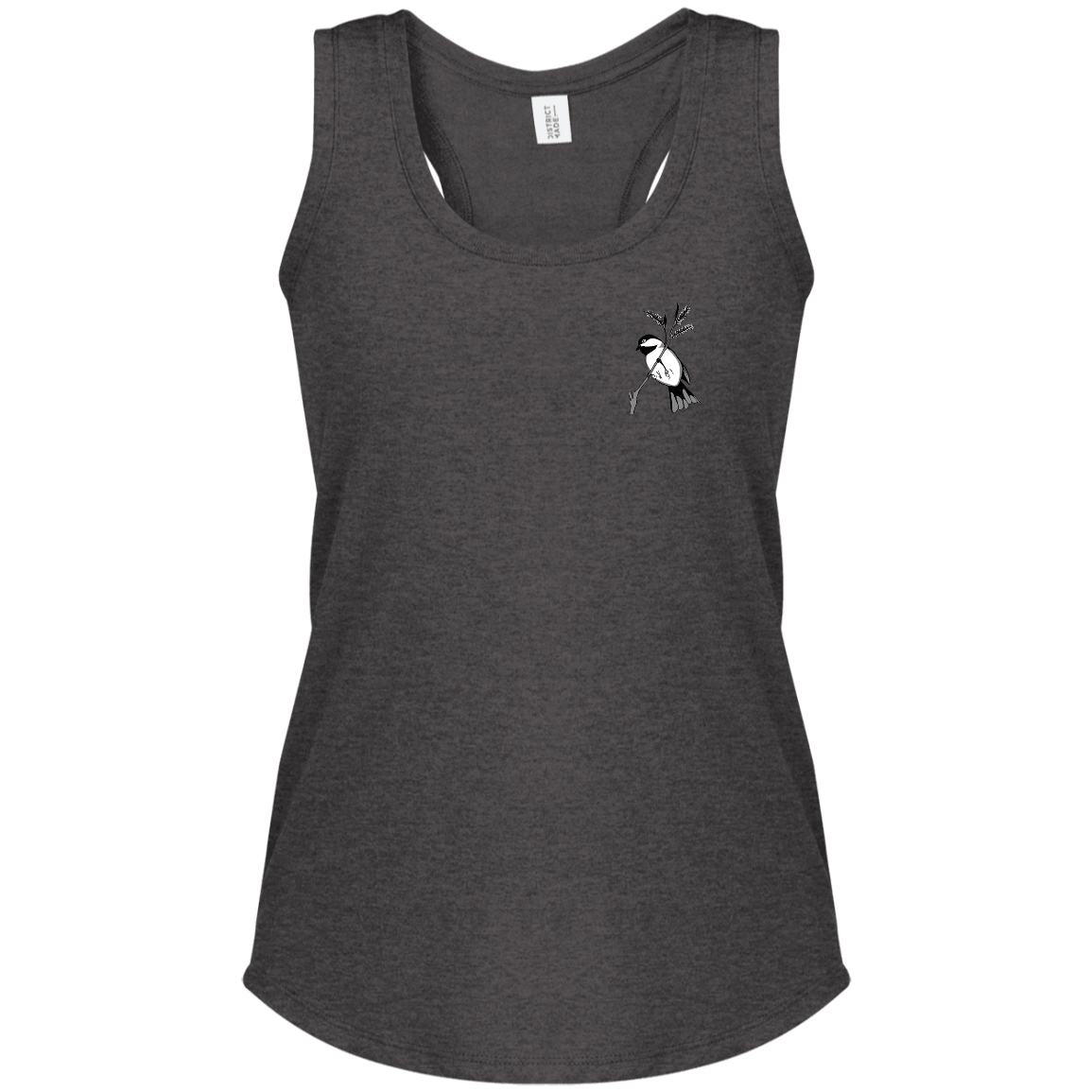 Ladies Racerback Tank (Multiple Sizes/Colurs) Chickadee 1