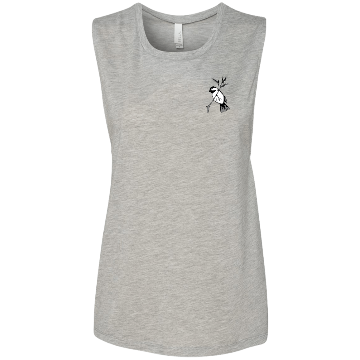 Chickadee Ladies' Flowy Muscle Tank