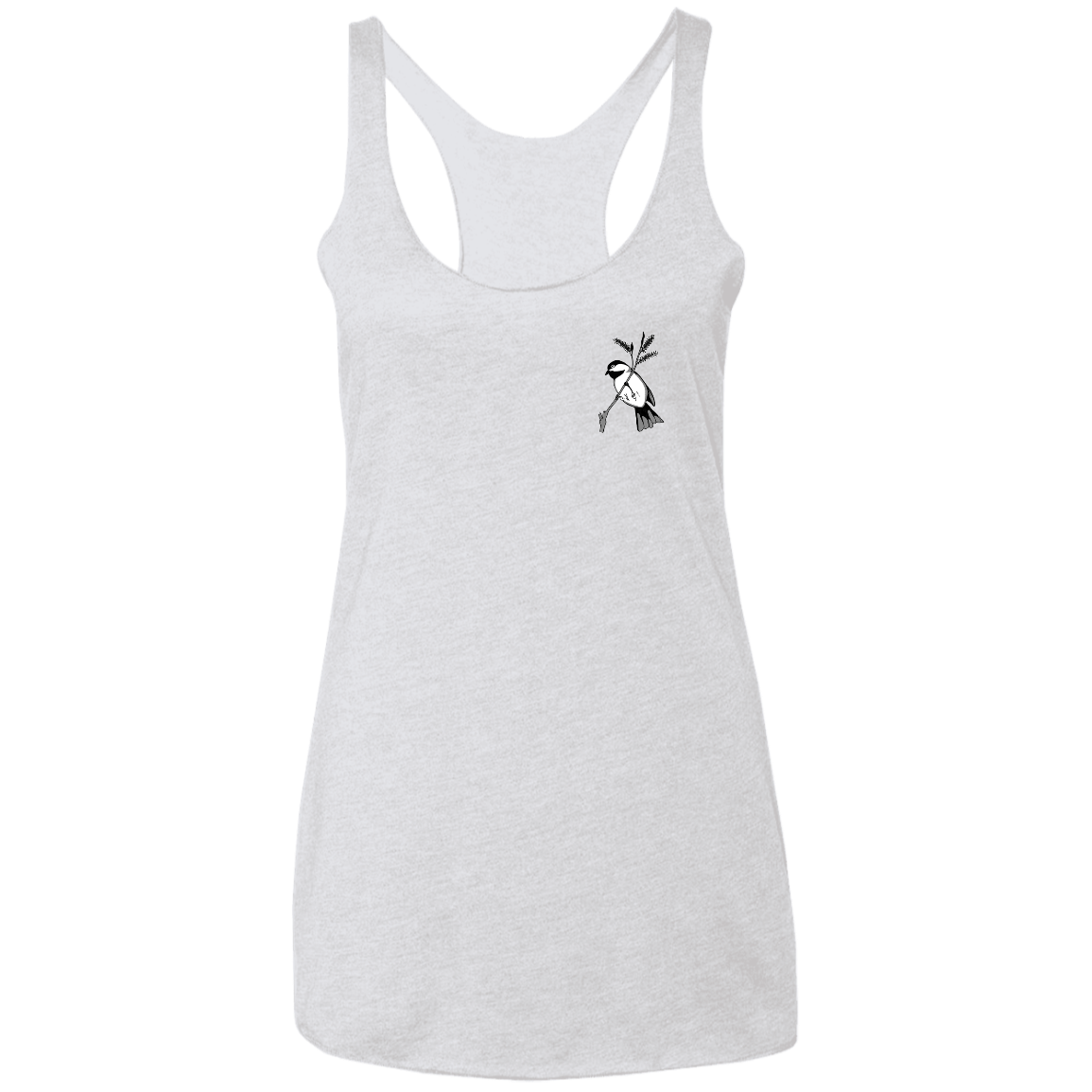 Ladies' Racerback Tank (Multiple Sizes/ Colours) Chickadee 1