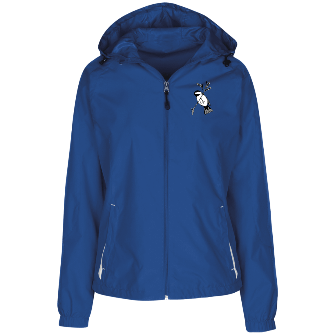 Ladies' Jersey-Lined Hooded Windbreaker (Multiple Sizes/Colours) Chickadee 1