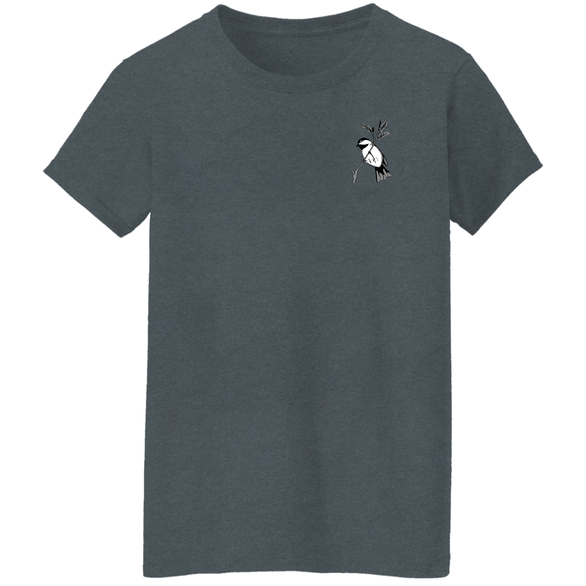 Ladies 5.3 oz. Tee (Multiple sizes/colours) Chickadee 1