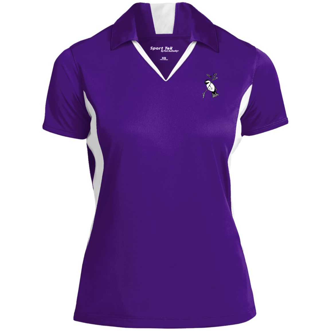 Ladies' Colorblock Polo Tee (Multiple Sizes/ Colours) Chickadee 1