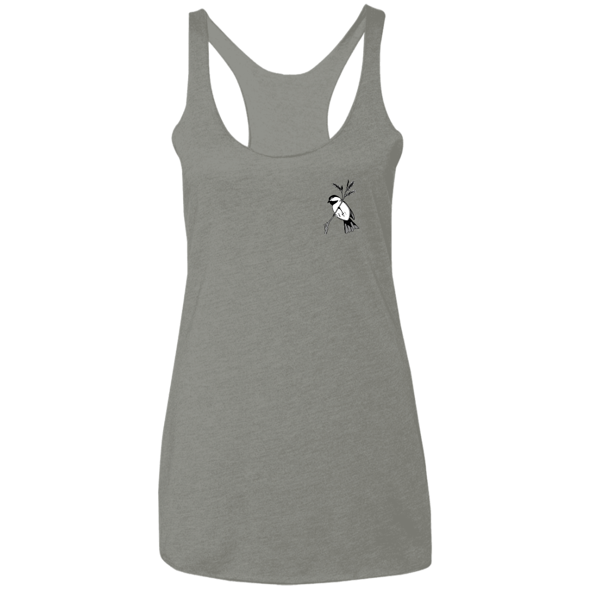 Ladies' Racerback Tank (Multiple Sizes/ Colours) Chickadee 1